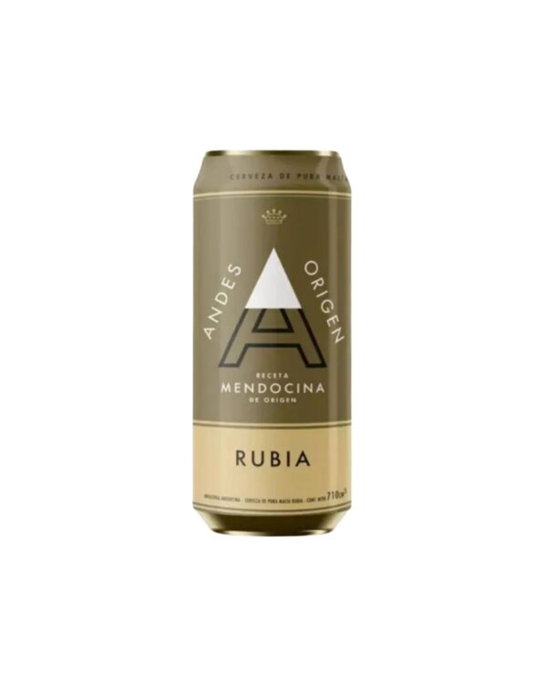 CERVEZA ANDES ORIGEN RUBIA 710