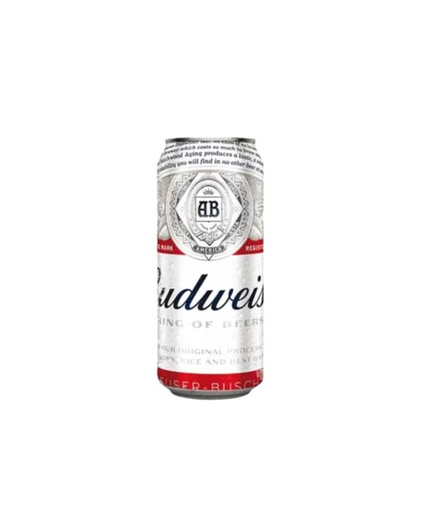 CERVEZA BUDWEISER LATA 473 CC