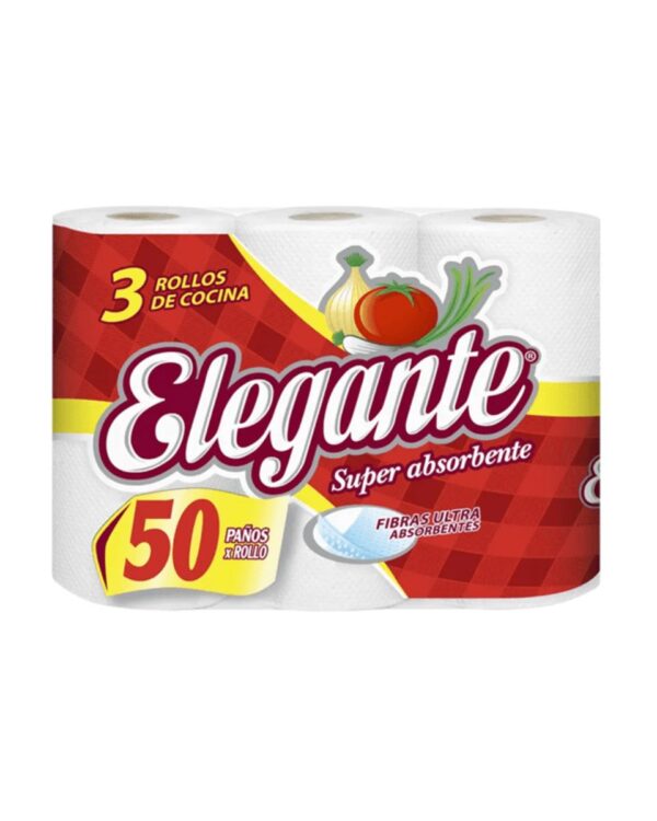 ROLLO DE COCINA ELEGANTE X 3 UND